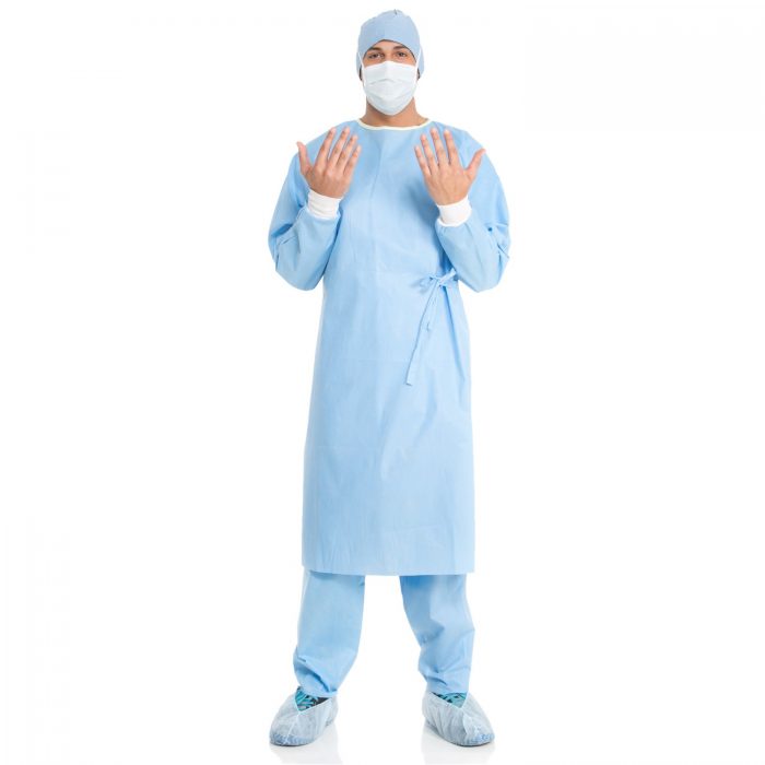 camice medico sala operatoria con polsini elastici